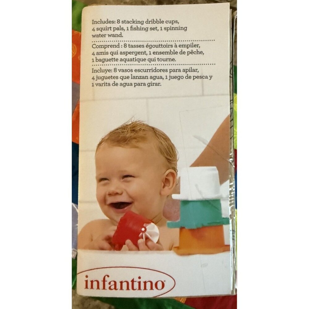 Brand New Seaked Rare Infantino splish & splash bath playset - Picture 11 of 12